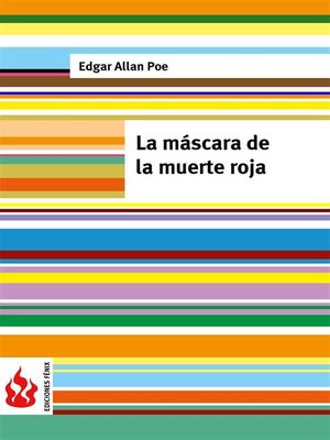 cover image of La máscara de la muerte roja (low cost). Edición limitada